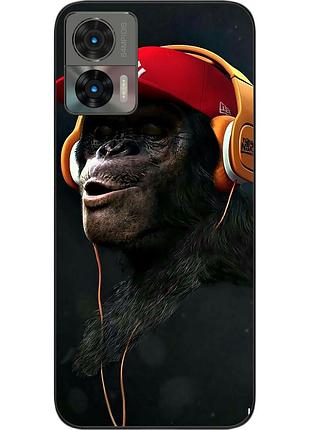 Оригинальный чехол epik для motorola edge 30 neo с картинкой шимпанзе