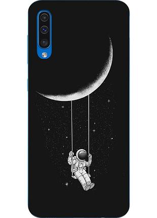 Силіконовий чохол бампер для samsung galaxy a50 2019 a505f з картинкою місячні гойдалки
