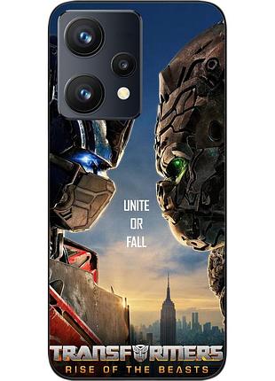 Силиконовый чехол epik для realme 9 4g с картинкой трансформеры звероботы