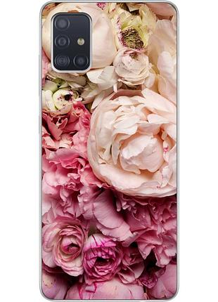 Оригинальный чехол для samsung a51 2020 galaxy a515 с картинкой пионы