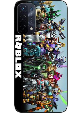 Силиконовый чехол epik для oppo a54 5g с картинкой роблокс герои