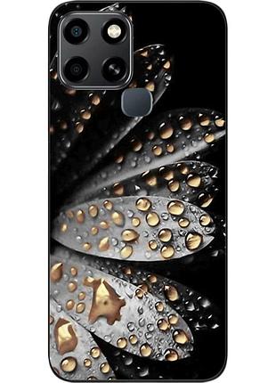 Силиконовый чехол epik для infinix smart 6 с картинкой цветок