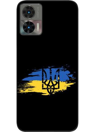 Силиконовый чехол epik для motorola edge 30 neo с картинкой герб