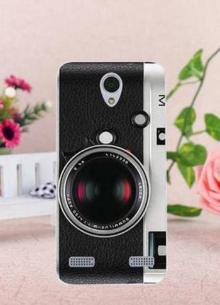 Силіконовий бампер чохол з принтом для zte blade a520 фотоапарат
