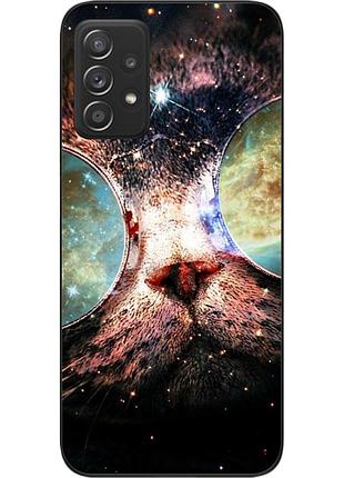 Оригинальный чехол для samsung a52 galaxy a525f с картинкой космокот