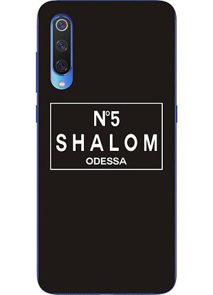 Антибрендовый силиконовый чехол для xiaomi mi 9 se с картинкой shalom №5 odessa
