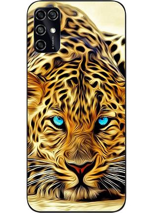 Силиконовый чехол с картинкой для zte blade v2020 smart гепард