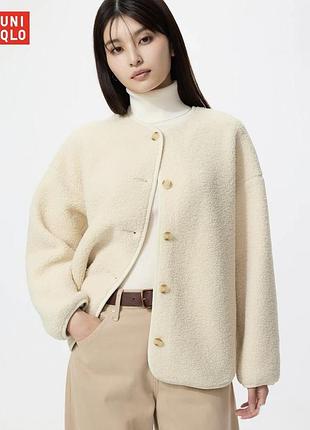 Флісовий кардиган uniqlo