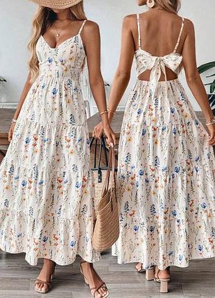 Сукня в квітковий принт shein s