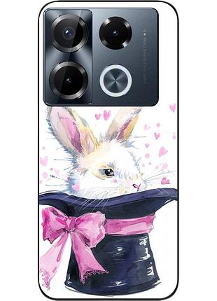Чехол силиконовый epik для infinix note 40 pro (х6850) с картинкой кролик