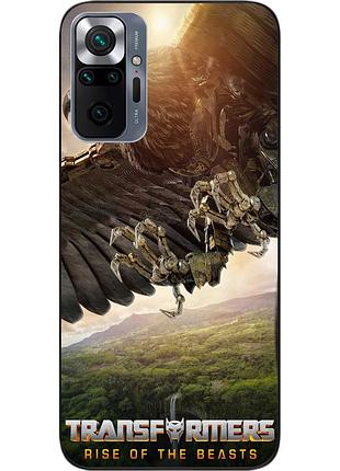 Силіконовий чохол epik для xiaomi redmi note 10 pro з картинкою ейрейзор трансформери звердоботи