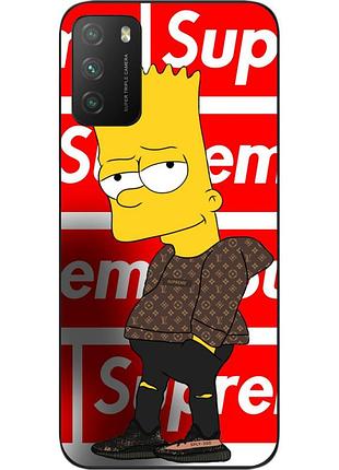 Силіконовий чохол для xiaomi poco m3 з картинкою сімпсон