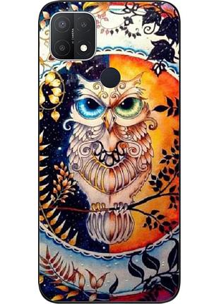Оригінальний чохол для oppo a15 з картинкою сова