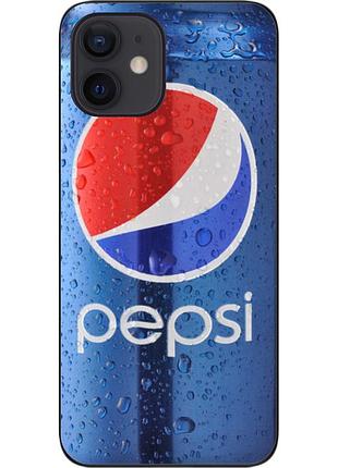 Силіконовий чохол для iphone 12 mini з картинкою pepsi