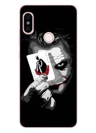 Чехол с картинкой силиконовый бампер для xiaomi redmi note 5 джокер