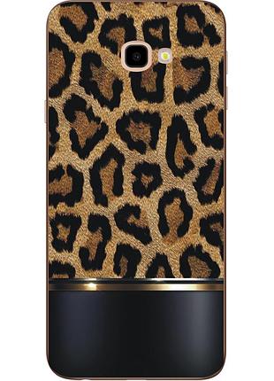 Оригінальний tpu чехол з картинкою для samsung galaxy j4 plus 2018 леопардовий принт