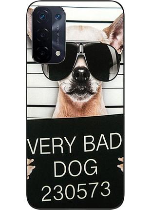 Чехол силиконовый epik для oppo a54 5g с картинкой bad dog