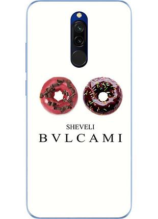 Антибрендовый силиконовый чехол для xiaomi redmi 8 с картинкой sheveli bvlcami