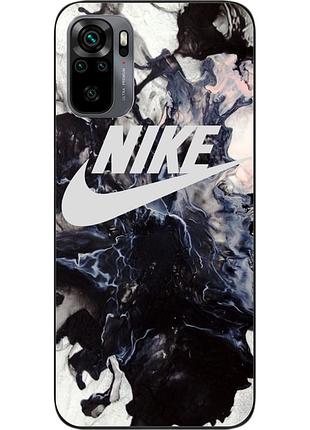 Силиконовый чехол для xiaomi redmi note 10 с картинкой nike