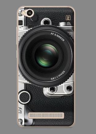 Оригінальний чохол накладка для xiaomi redmi 5a з картинкою фотоапарат