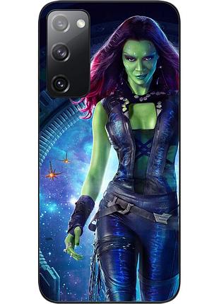 Силиконовый чехол epik для samsung galaxy s20 fe с картинкой марвел гамора