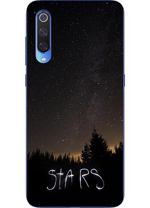 Силіконовий чохол бампер для xiaomi mi 9 з картинкою зірки