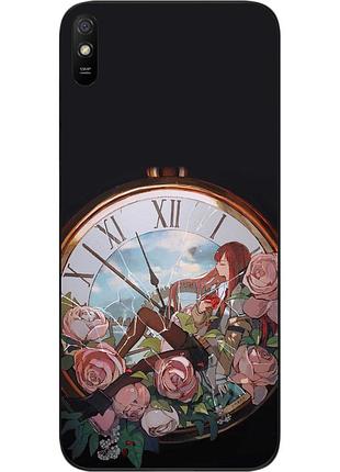 Силиконовый чехол epik для xiaomi redmi 9a с картинкой курису в часах