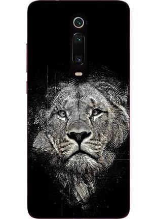 Силіконовий чохол для xiaomi mi 9t / k20 / mi 9t pro / k20 pro з картинкою лев