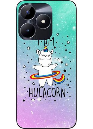 Силиконовый чехол epik для realme c51 с картинкой единорог