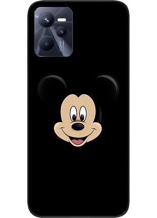 Силиконовый чехол для realme c35 с картинкой микки