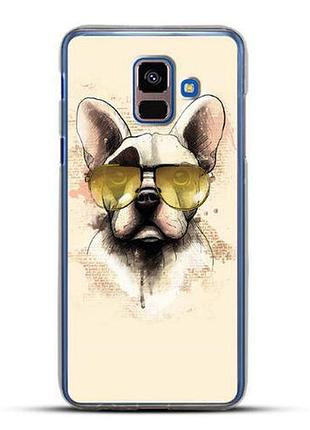 Силіконовий tpu чохол накладка з картинкою для samsung j6 2018 galaxy j600 пес