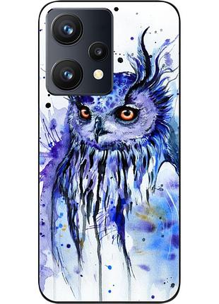 Силіконовий чохол epik для realme 9 4g з картинкою сова акварель