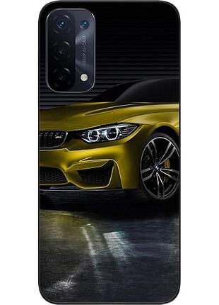 Силіконовий чохол epik для oppo a54 5g з картинкою жовта машина