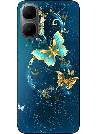 Силіконовий чохол epik для infinix smart 10 (x6725) з малюнком метелики