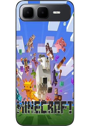 Силіконовий чохол epik для infinix smart 10 plus (x6725b) з принтом майнкрафт