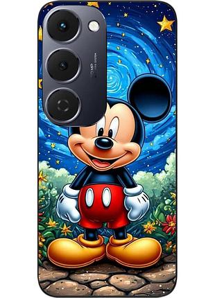 Чохол силіконовий epik для tecno spark 40 pro plus (km7) з зображенням міккі маус під зоряним небом