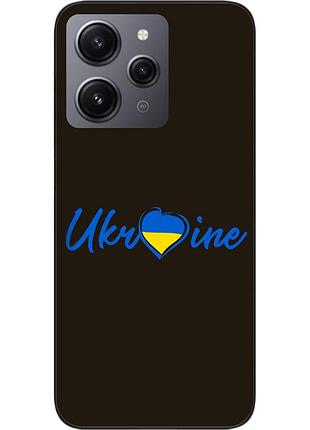 Силіконовий чохол для xiaomi redmi 12 з картинкою україна