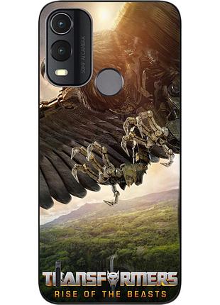 Силіконовий чохол epik для nokia g11 plus з картинкою ейрейзор трансформери звероботи