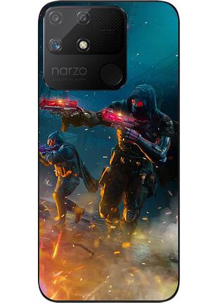Чехол силиконовый epik для realme narzo 50a с картинкой call of duty nikto