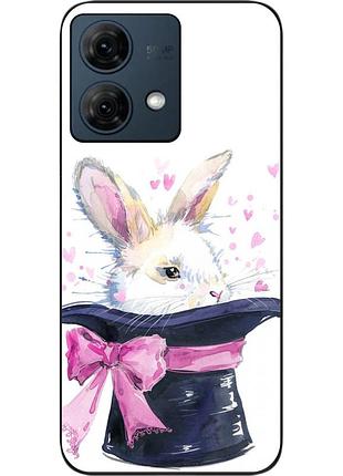 Чохол силіконовий epik для motorola moto g84 з картинкою кролик