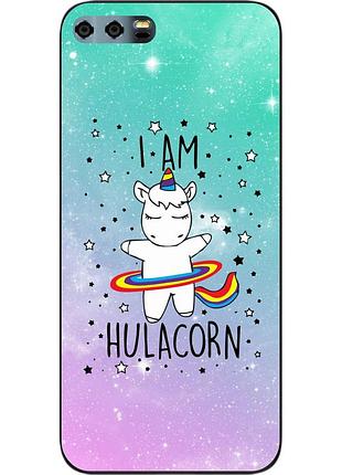Силиконовый чехол для huawei honor 9 с картинкой единорог