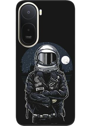Силиконовый чехол бампер epik для xiaomi poco c81 pro с картинкой космонавт и луна