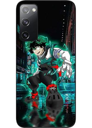 Силіконовий чохол бампер epik для samsung galaxy s20 fe з картинкою izuku midoriya