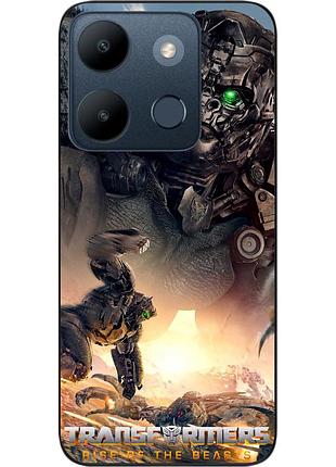 Силіконовий чохол epik для infinix smart 7 з картинкою ейплінк трансформери звероботи