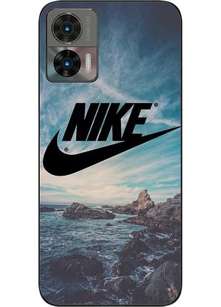 Силиконовый чехол epik для motorola edge 30 neo с картинкой nike