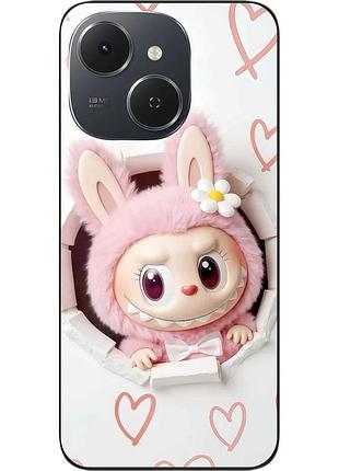 Силиконовый чехол epik для tecno spark 40c (km4k) с принтом лабубу любовь