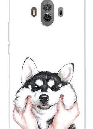 Оригинальный чехол накладка для huawei mate 10 с картинкой морда собаки