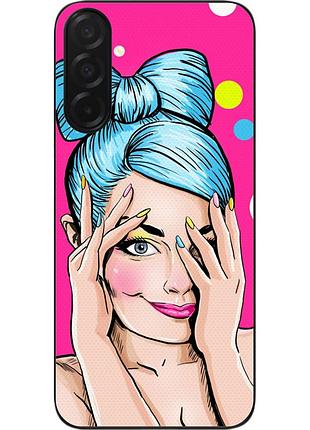 Силіконовий чохол epik для samsung galaxy a27 5g з картинкою дівчина поп арт