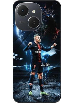 Силиконовый чехол epik для tecno spark 40c (km4k) с рисунком мбаппе восхождение