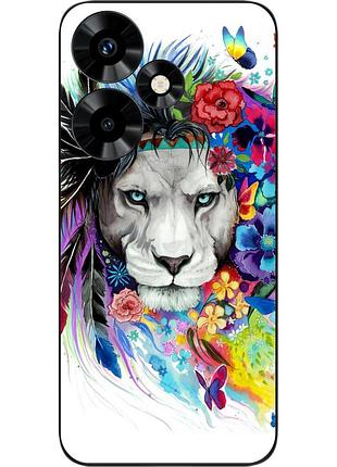 Силиконовый чехол epik для infinix hot 30 (x6831) с картинкой лев